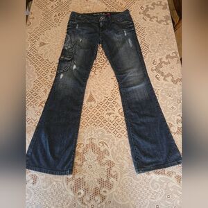 Vintage Y2K Guess low waist flare jeans